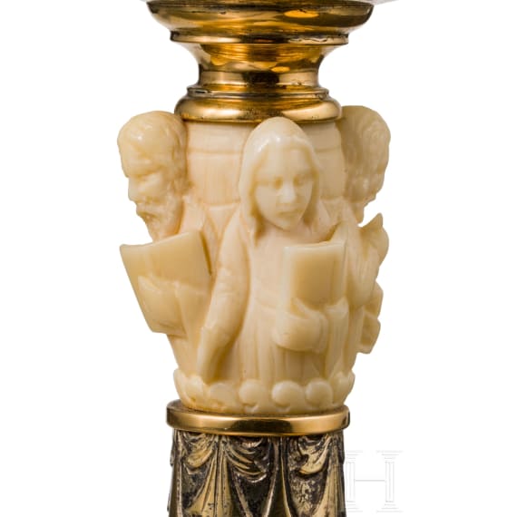 Kelch mit Patene, wohl Herbert Zeitner (1924 Meister - 1988), Hanau/Berlin, um 1924