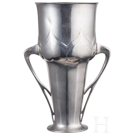 Jugendstil-Vase, K&ouml;ln, Orivit-Metallwarenfabrik, um 1910