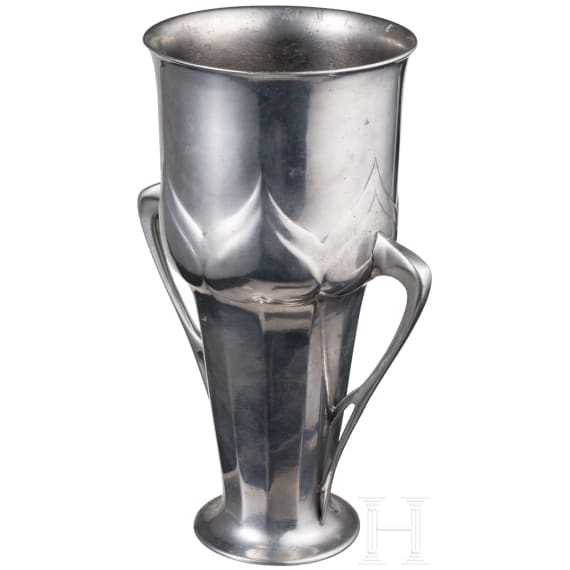 Jugendstil-Vase, K&ouml;ln, Orivit-Metallwarenfabrik, um 1910