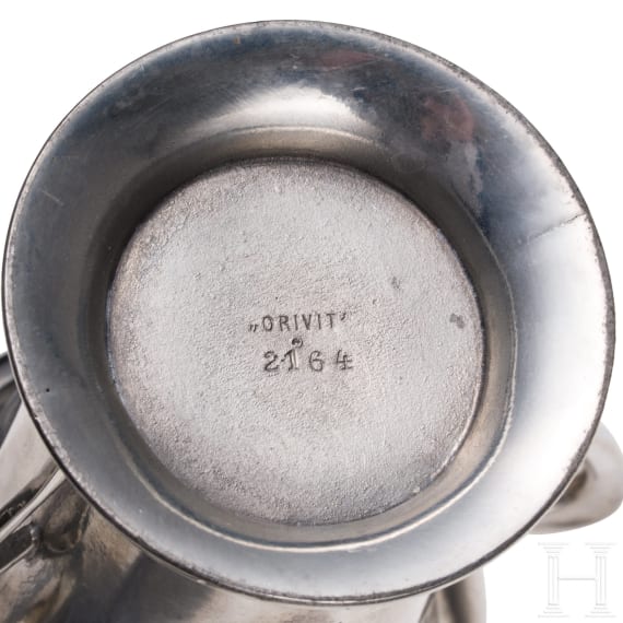 Jugendstil-Vase, K&ouml;ln, Orivit-Metallwarenfabrik, um 1910