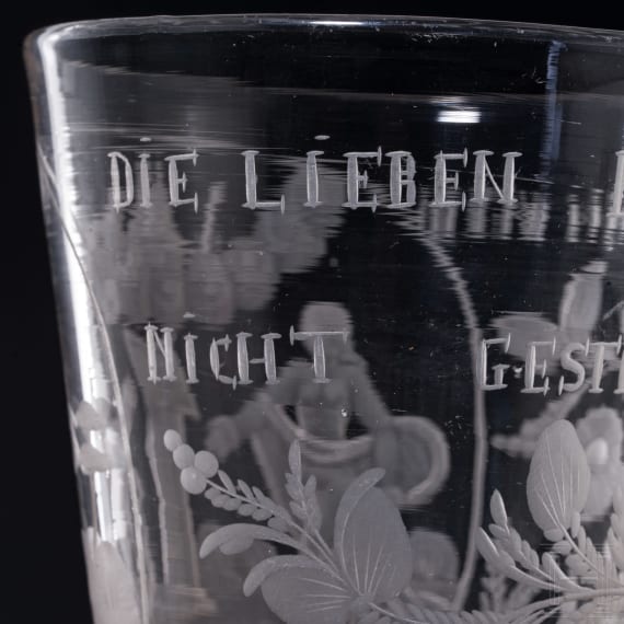 Pokal mit Allegorie, 18. Jhdt.
