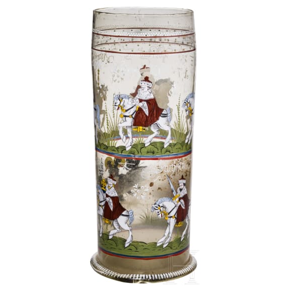 Gro&szlig;er Kurf&uuml;rsten-Humpen, Petersdorf, Fritz Heckert, um 1880