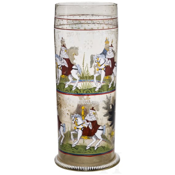 Gro&szlig;er Kurf&uuml;rsten-Humpen, Petersdorf, Fritz Heckert, um 1880