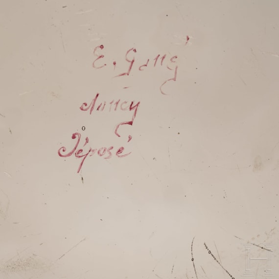 Tablett mit Brombeere, Nancy, Emille Gall&eacute;, um 1890