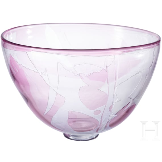 Glas-Schale, Ann W&auml;rff (Entwurf), Kosta, 1978