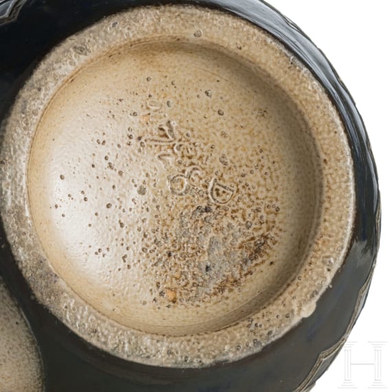 Westerw&auml;lder Jugendstil-Bierkrug, Richard Riemerschmid, 1902 (Entwurf), Grenzhausen, Reinhold Merkelbach (Ausf&uuml;hrung)