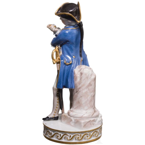 "Knabe als Offizier" (Soldat), Michel Victor Acier, 1775 (Entwurf), Meissen, 1860 - 1924 (Ausf&uuml;hrung)