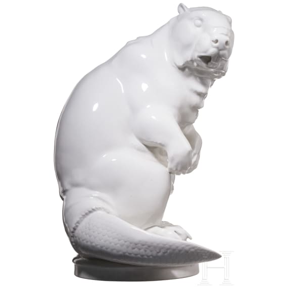 Gro&szlig;er Biber, Max Esser, 1939 (Entwurf), KPM, 20. Jhdt. (Ausf&uuml;hrung)