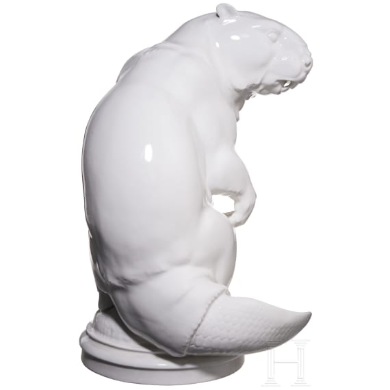 Gro&szlig;er Biber, Max Esser, 1939 (Entwurf), KPM, 20. Jhdt. (Ausf&uuml;hrung)