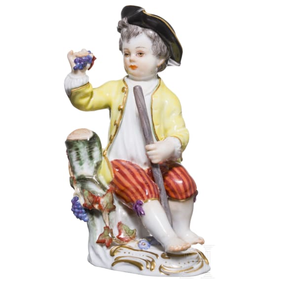 G&auml;rtnerkind, Johann Joachim Kaendler, um 1750 (Entwurf), Meissen, 20. Jhdt. (Ausf&uuml;hrung)