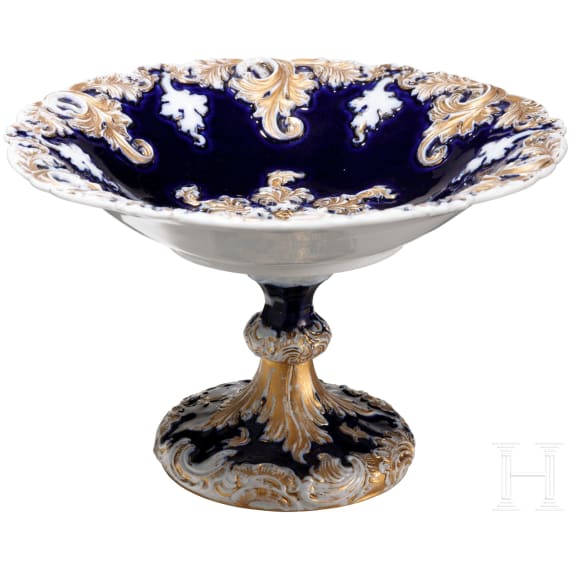 Prunk-Tazza (Tafelaufsatz), Meissen, um 1810