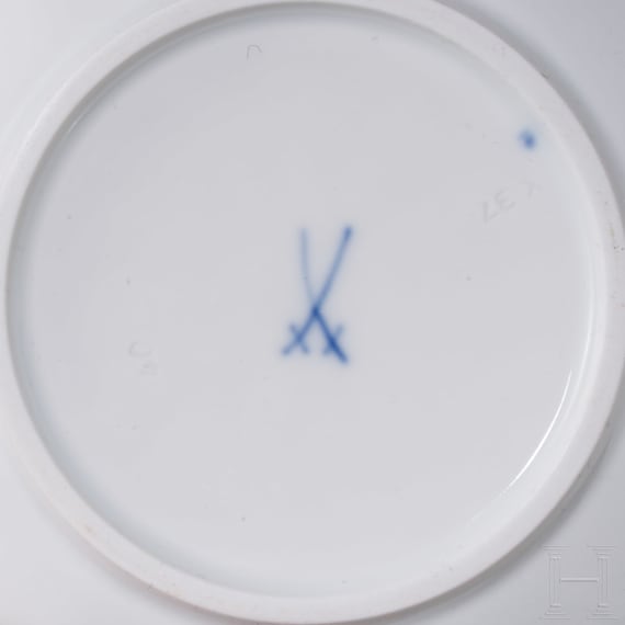 10-teiliges Service B-Form, Meissen, circa 1934