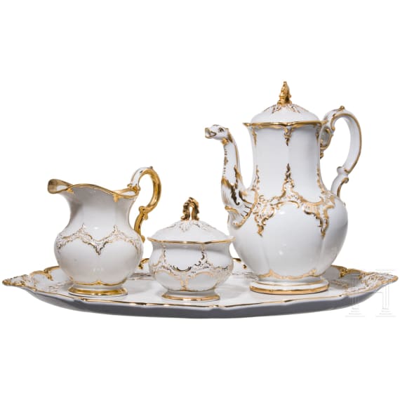 20-teiliges Porzellanservice, B-Form, Meissen, um 1924