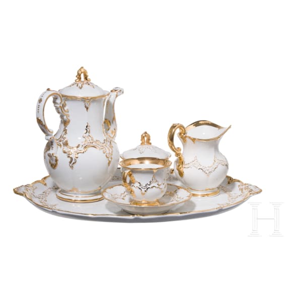 20-teiliges Porzellanservice, B-Form, Meissen, um 1924