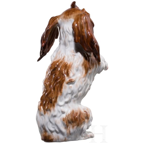 A large Bolognese dog, Johann Joachim Kaendler, circa 1760 (design), Meissen, 1860-1924 (finish)