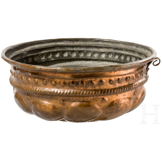 A Nuremberg copper baking mould, 17th century