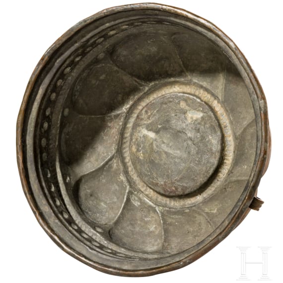 A Nuremberg copper baking mould, 17th century