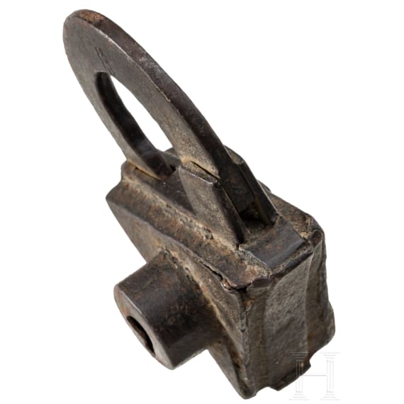 A German triangular padlock, 17th century