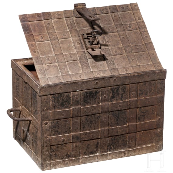 A small German armada chest, 2nd half of the 18th century