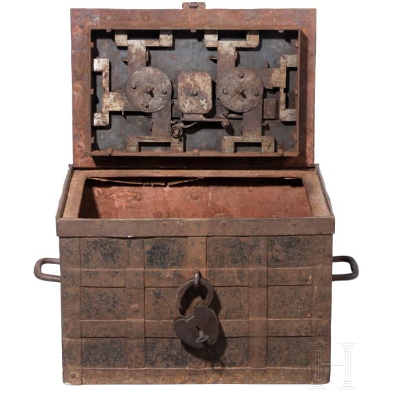 A small German armada chest, 2nd half of the 18th century