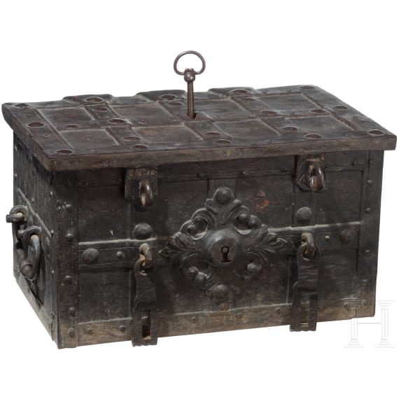 A small armada chest, Nuremberg, mid-18th century