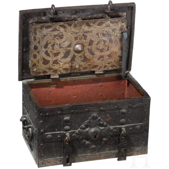 A small armada chest, Nuremberg, mid-18th century