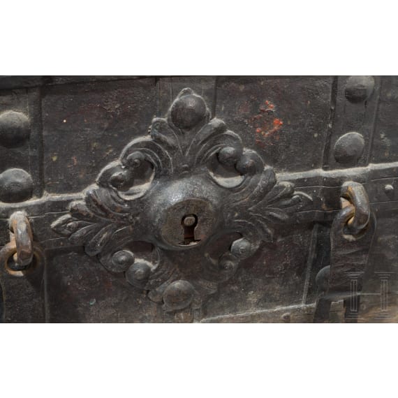 A small armada chest, Nuremberg, mid-18th century