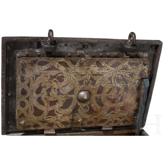 A small armada chest, Nuremberg, mid-18th century
