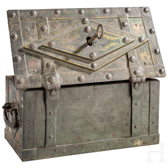 A small German armada chest, 18th century
