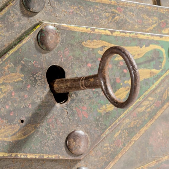 A small German armada chest, 18th century