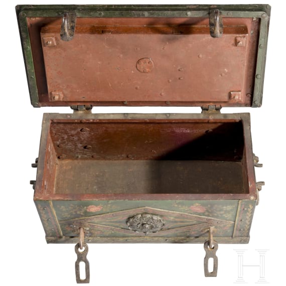 A small German armada chest, 18th century