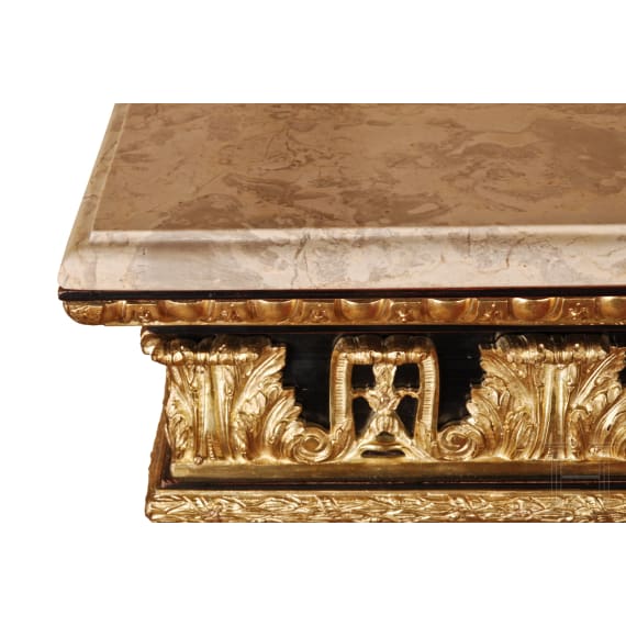 An eagle console table in the style of William Kent, 20th century