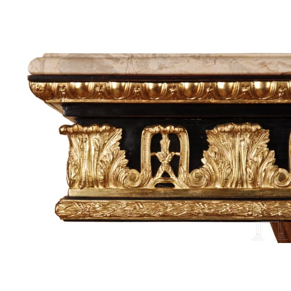 An eagle console table in the style of William Kent, 20th century