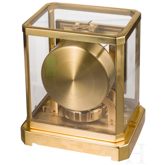 Atmos clock, Jaeger-LeCoultre and round wall clock with enamel dial, 20th century /19th centur (wall clock)