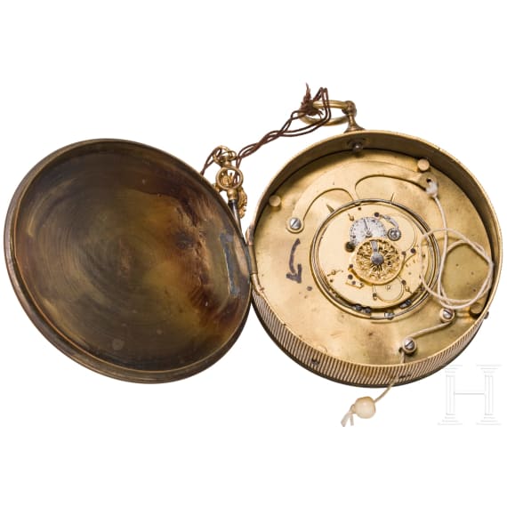 Atmos clock, Jaeger-LeCoultre and round wall clock with enamel dial, 20th century /19th centur (wall clock)