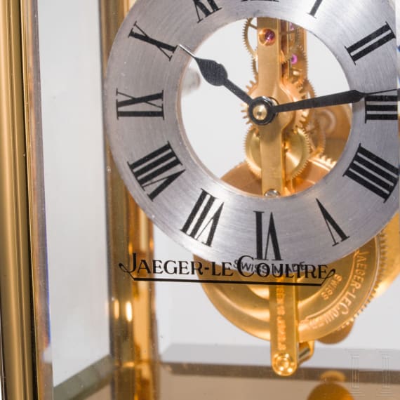 A travelling clock (carriage clock), Jaeger-LeCoultre (Le Sentier), probably late 20th century