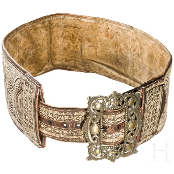 A men's belt, Lower Bavaria, circa 1800