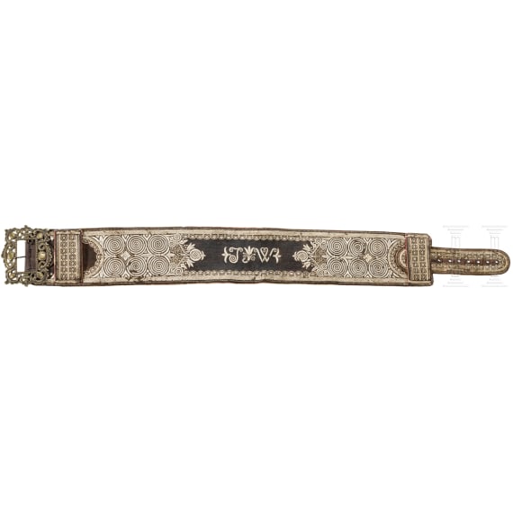 A men's belt, Lower Bavaria, circa 1800