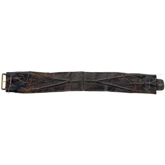 A stitched leather belt, Brixen (I), circa 1810