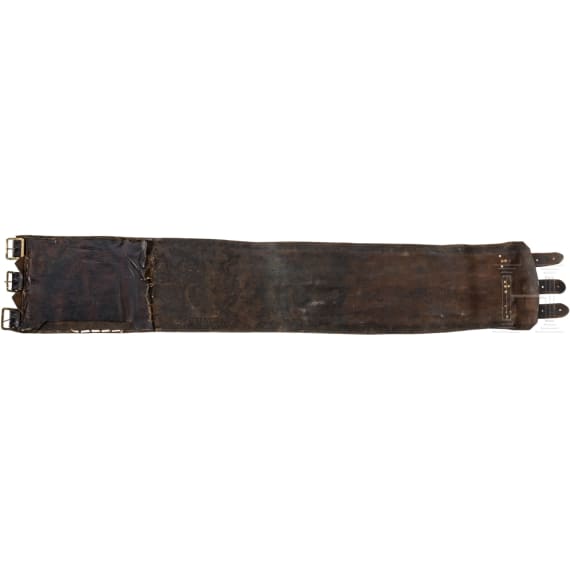 A men's belt with brass fittings, Puster Valley (I), late 18th century