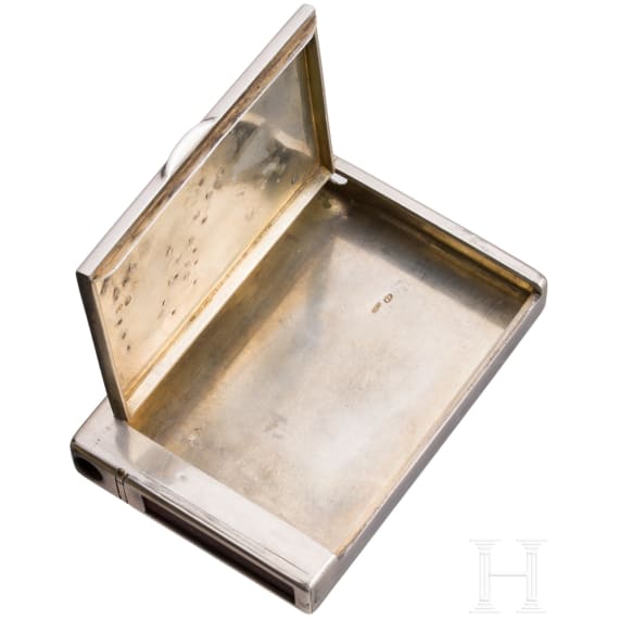 Zigarettenetui mit Goldappliken, Russland, Moskau, D. N. Nikolajew, 1896-1908