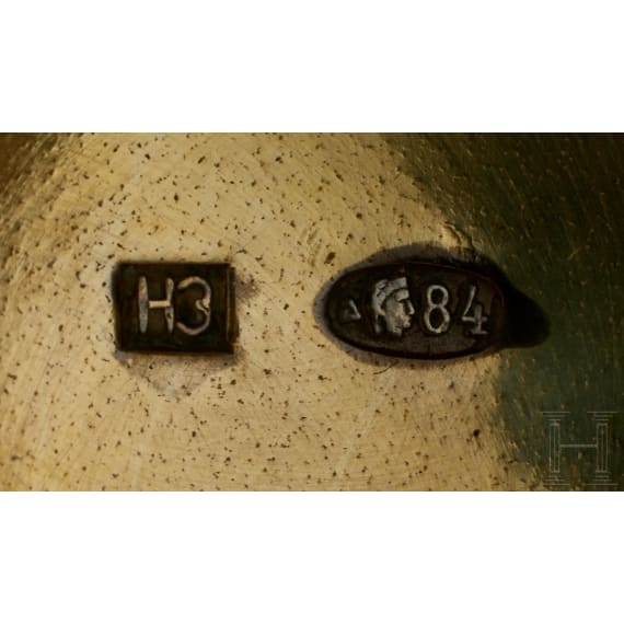 Cloisonn&eacute;-Email-Ei mit Frosch, 2. H&auml;lfte des 20. Jhdts.