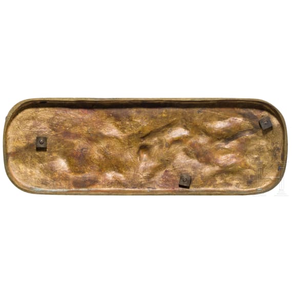 Bronzefigur eines russischen Jagdhundes &bdquo;Legavaya&ldquo; vom Bildhauer Gratschew, Gie&szlig;erei Werfel, Russland, St. Petersburg, zwischen 1870-1890