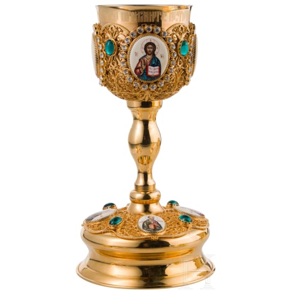 Acht liturgische Objekte, Russland, sp&auml;tes 20. Jhdt.