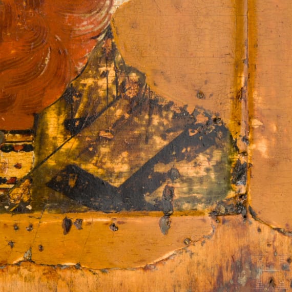 An icon showing Saint Nicholas of Myra, Russia, 17th century