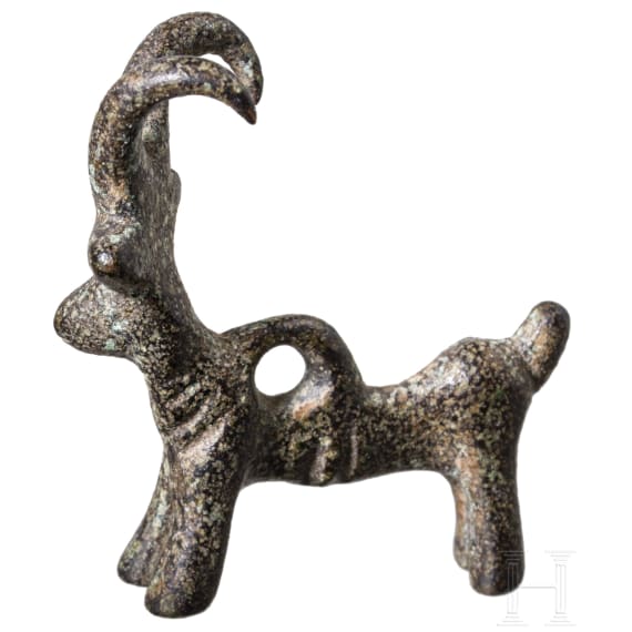 Early Iron Age pendant in the shape of an ibex, Luristan, 9th century B.C.