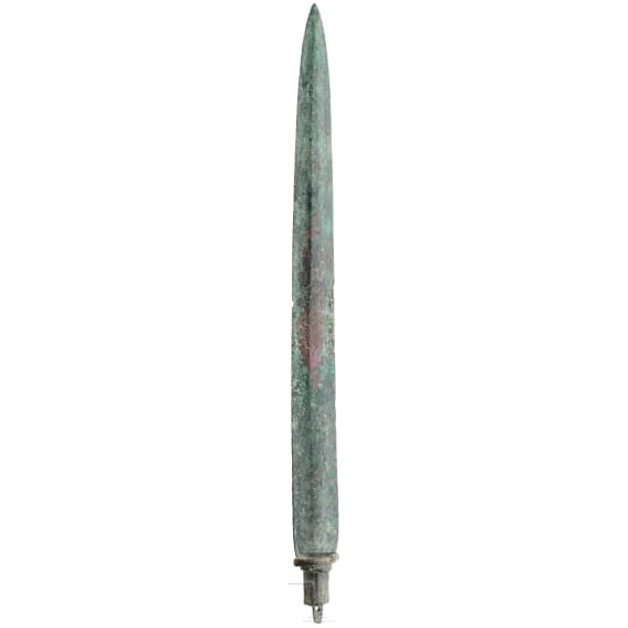 A bronze short sword, Northern Iran late 2nd - 1st millenium B.C.
