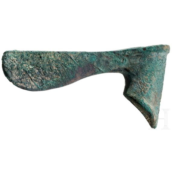 A bronze axe, Luristan, 3rd millennium B.C.