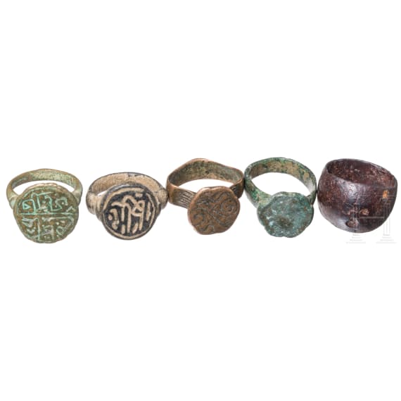 Ten Rings from the Islamic Middle Ages: Seljuk and Early Ottoman, 11th&ndash;16th centuries