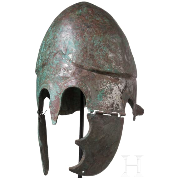 A Chalcidian helmet, variant of type V, northern Black Sea area, 4th century B.C.